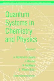 Cover of: Quantum Systems in Chemistry and Physics: Volume 1: Basic Problems and Model Systems Volume 2 by 
