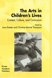 Cover of: The Arts in Children's Lives by 