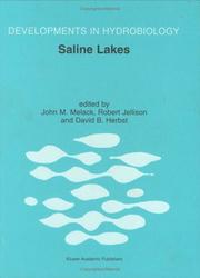 Cover of: Saline Lakes (Developments in Hydrobiology)