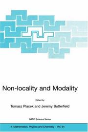 Cover of: Non-Locality and Modality: Mathematics, Physics and