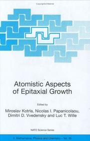 Cover of: Atomistic Aspects of Epitaxial Growth (NATO Science Series II: Mathematics, Physics and Chemistry) by 