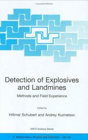 Cover of: Detection of Explosives and Landmines (NATO Science Series II: Mathematics, Physics and Chemistry)