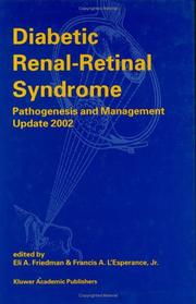 Cover of: Diabetic Renal-Retinal Syndrome: Pathogenesis and Management Update 2002