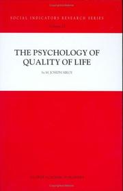 Cover of: The Psychology of Quality of Life (Social Indicators Research Series)