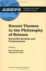 Cover of: Recent Themes in the Philosophy of Science | 