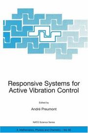 Cover of: Responsive Systems for Active Vibration Control | A. Preumont