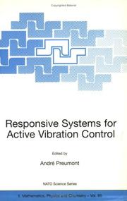 Cover of: Responsive Systems for Active Vibration Control