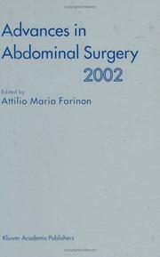 Cover of: Advances in Abdominal Surgery 2002