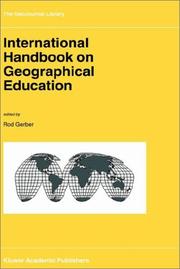 Cover of: International Handbook on Geographical Education (GeoJournal Library)