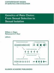 Cover of: Genetics of Mate Choice: From Sexual Selection to Sexual Isolation (Contemporary Issues in Genetics and Evolution)