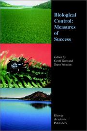 Cover of: Biological Control: Measures of Success