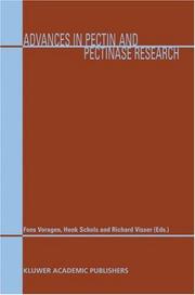 Cover of: Advances in Pectin and Pectinase Research