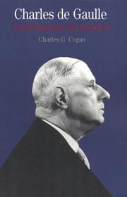 Cover of: Charles de Gaulle | Charles G. Cogan