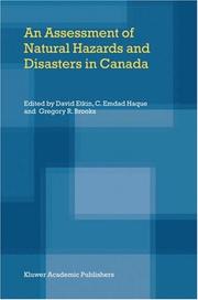 Cover of: An Assessment of Natural Hazards and Disasters in Canada by 