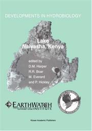 Cover of: Lake Naivasha, Kenya (Developments in Hydrobiology) by 