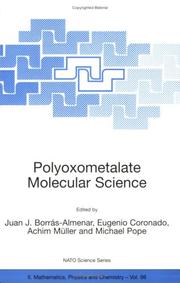 Cover of: Polyoxometalate Molecular Science (NATO Science Series II: Mathematics, Physics and Chemistry)