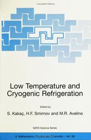 Cover of: Low Temperature and Cryogenic Refrigeration (Nato Science)