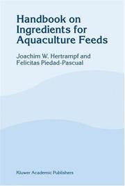Cover of: Handbook on Ingredients for Aquaculture Feeds