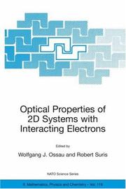 Optical properties of 2D systems with interacting electrons by NATO Advances Research Workshop "Optical Properties of 2D Systems with Interacting Electrons" (2002 Educational Center of the Ioffe Physico-Technical Institute)