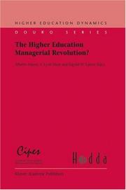 Cover of: The Higher Education Managerial Revolution? (Higher Education Dynamics) | 
