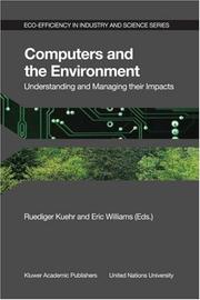 Cover of: Computers and the Environment by 