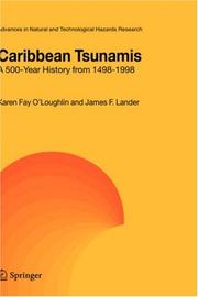 Cover of: Caribbean Tsunamis: A 500-Year History from 1498-1998 (Advances in Natural and Technological Hazards Research)