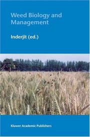 Cover of: Weed Biology and Management (Bioelectric Engineering)