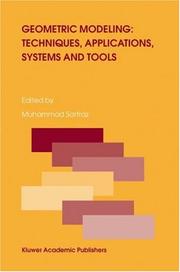 Cover of: Geometric Modeling: Techniques, Applications, Systems and Tools