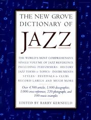Cover of: The new Grove dictionary of jazz by edited by Barry Kernfeld.