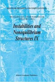 Cover of: Instabilities and Nonequilibrium Structures IX (Nonlinear Phenomena and Complex Systems) | 
