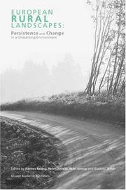 Cover of: European rural landscapes: persistence and change in a globalising environment