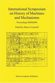Cover of: International Symposium on History of Machines and Mechanisms (Hmm Symposium)