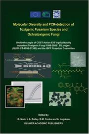 Molecular diversity and PCR-detection of toxigenic fusarium species and ochratoxigenic fungi by G. Mulè