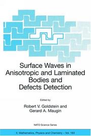 Cover of: Surface Waves in Anisotropic and Laminated Bodies and Defects Detection (NATO Science Series II: Mathematics, Physics and Chemistry)