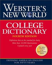 Cover of: Webster's New World College Dictionary, Indexed Fourth Edition