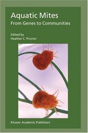 Cover of: Aquatic Mites:: From Genes to Communities