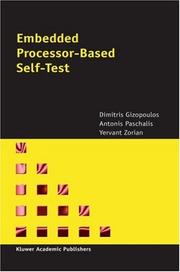 Cover of: Embedded Processor-Based Self-Test