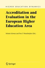Cover of Accreditation and Evaluation in the European Higher Education Area by 