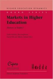 Markets in Higher Education by Ben B. Jongbloed