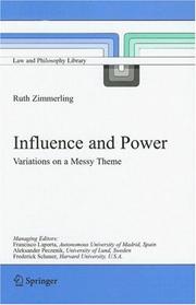 Cover of: Influence and Power: Variations on a Messy Theme (Law and Philosophy Library)