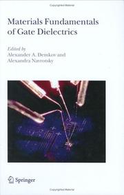 Cover of: Materials Fundamentals of Gate Dielectrics
