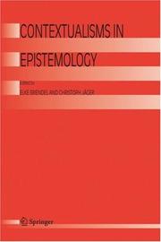 Cover of: Contextualisms in Epistemology