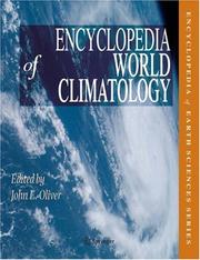 Cover of: The Encyclopedia of World Climatology