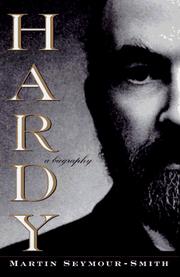 Cover of: Hardy by Martin Seymour-Smith