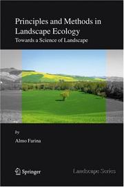 Cover of: Principles and Methods in Landscape Ecology by Almo Farina