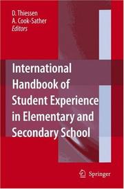 Cover of: International Handbook of Student Experience in Elementary and Secondary School