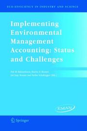 Cover of: Implementing Environmental Management Accounting: Status and Challenges (Eco-Efficiency in Industry and Science) (Eco-Efficiency in Industry and Science)