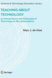Teaching about Technology by Marc J. de Vries