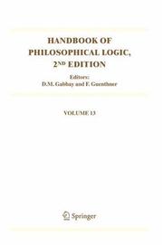 Cover of: Handbook of Philosophical Logic, Vol. 13, Second Edition