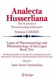 Cover of: Logos of Phenomenology and Phenomenology of The Logos, Book 2 by A.-T. Tymieniecka
